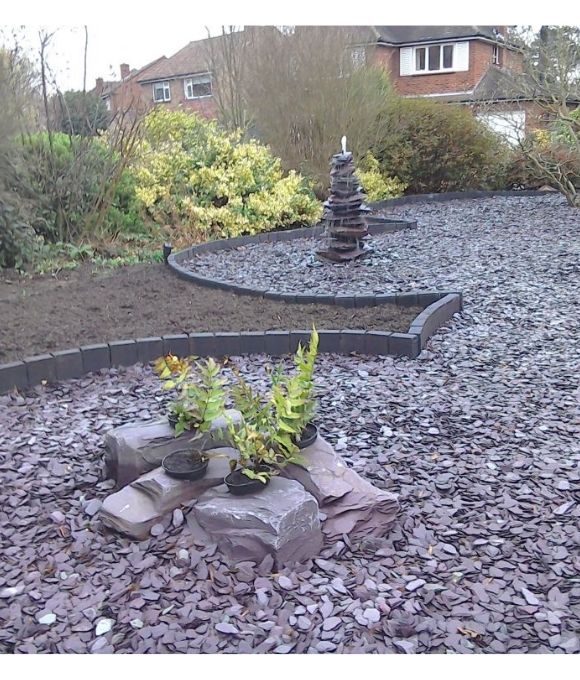 PLUM SLATE MULCH 20MM 25KG