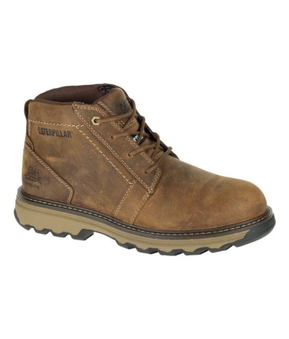 CAT PARKER SAFETY BOOT DARK BEIGE
