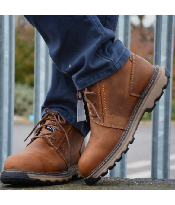 CAT PARKER SAFETY BOOT DARK BEIGE
