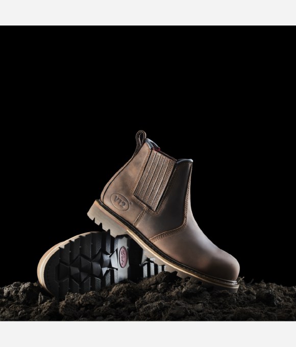 V12 RAWHIDE BROWN SBP DEALER SAFETY BOOT
