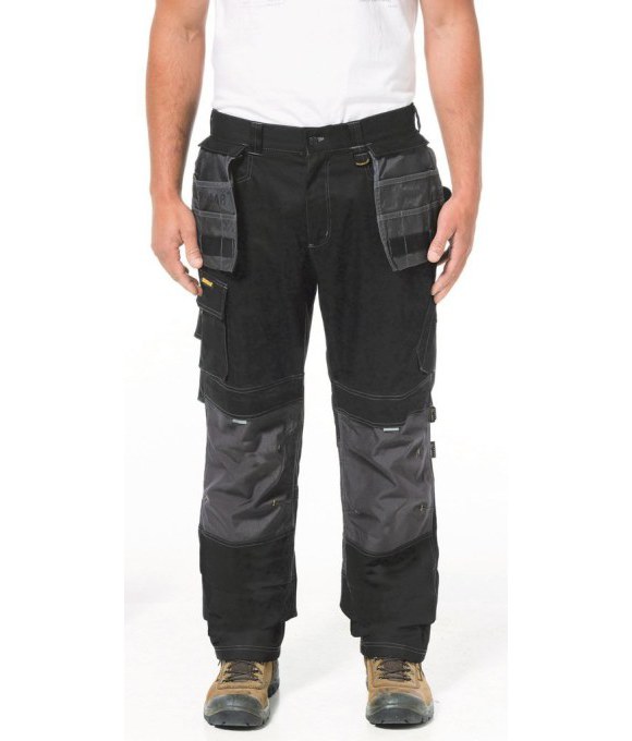CAT H20 DEFENDER HOLSTER POCKET WORK TROUSER BLACK GRAPHITE