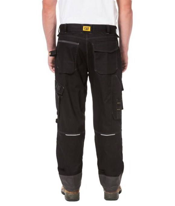 CAT H20 DEFENDER HOLSTER POCKET WORK TROUSER BLACK GRAPHITE