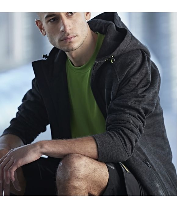 SNICKERS 8041 FLEXI WORK FLEECE HOODIE BLACK