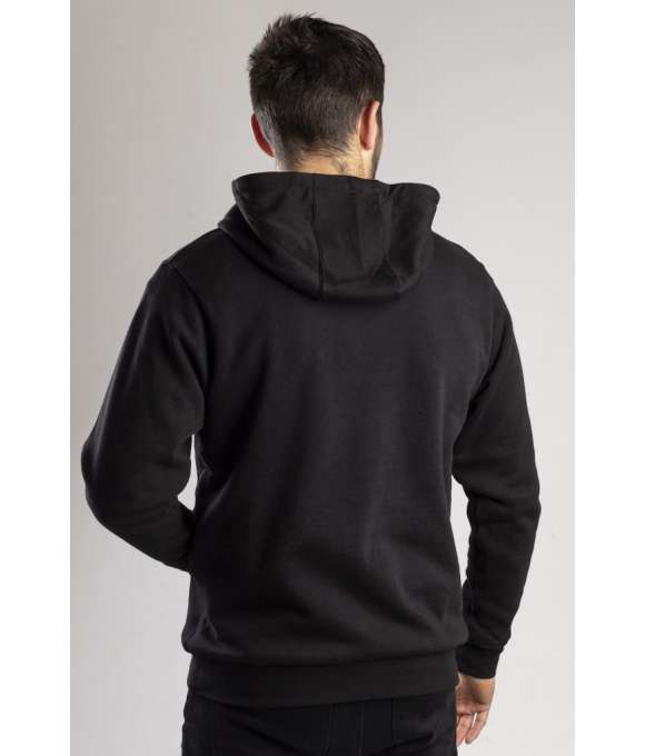 CAT TRADEMARK THERMAL LINED HOODIE BLACK