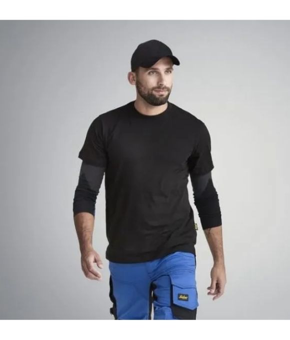 SNICKERS 2502 CLASSIC T-SHIRT BLACK