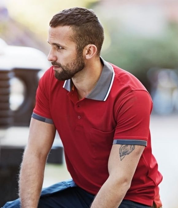 SNICKERS 2724 ALLROUND WORK 37.5 POLO SHIRT RED
