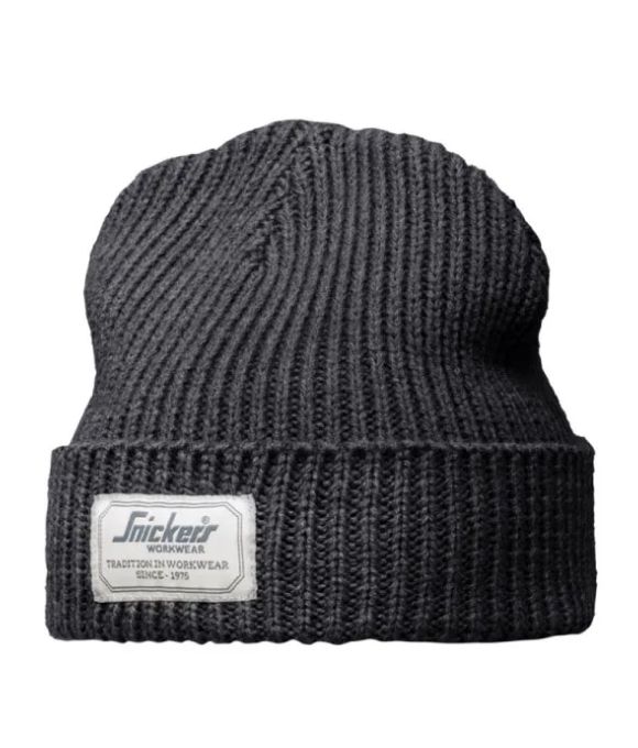 SNICKERS 9023 ALLROUND WORK FISHERMAN BEANIE ANTHRACITE MELANGE