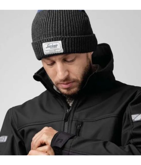 SNICKERS 9023 ALLROUND WORK FISHERMAN BEANIE ANTHRACITE MELANGE