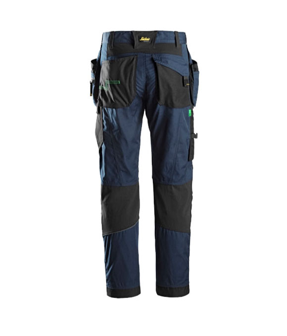 SNICKERS 6902 FLEXI WORK HOLSTER POCKET WORK TROUSERS NAVY/BLACK