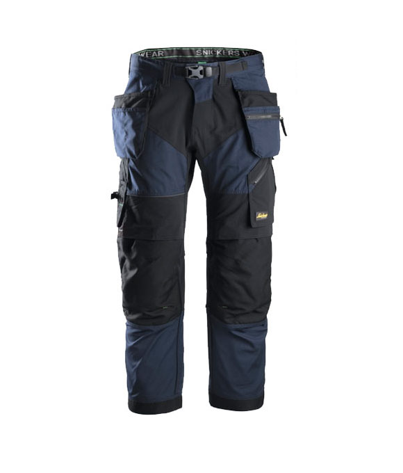 SNICKERS 6902 FLEXI WORK HOLSTER POCKET WORK TROUSERS NAVY/BLACK