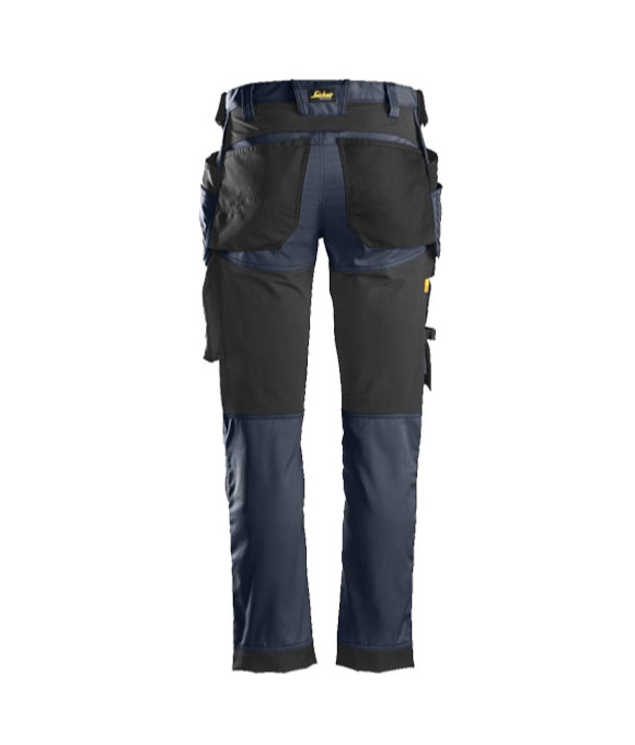 SNICKERS 6241 ALLROUND WORK STRETCH HOLSTER POCKET WORK TROUSERS NAVY/BLACK