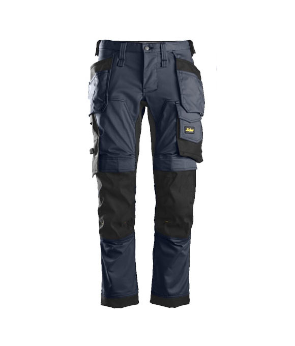 SNICKERS 6241 ALLROUND WORK STRETCH HOLSTER POCKET WORK TROUSERS NAVY/BLACK