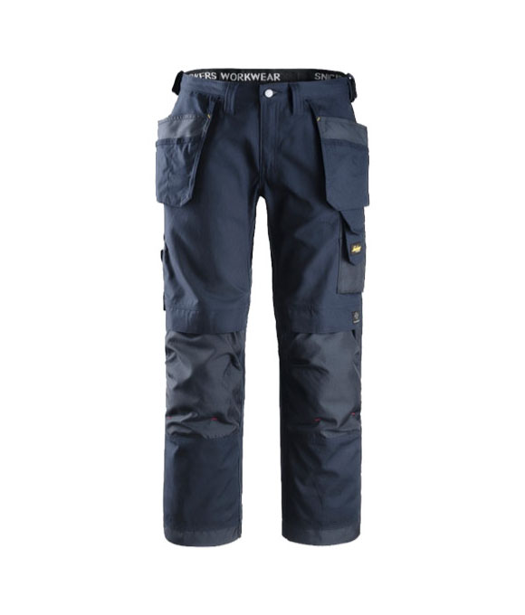 SNICKERS 3214 CANVAS CRAFTSMAN HOLSTER POCKET WORK TROUSERS NAVY