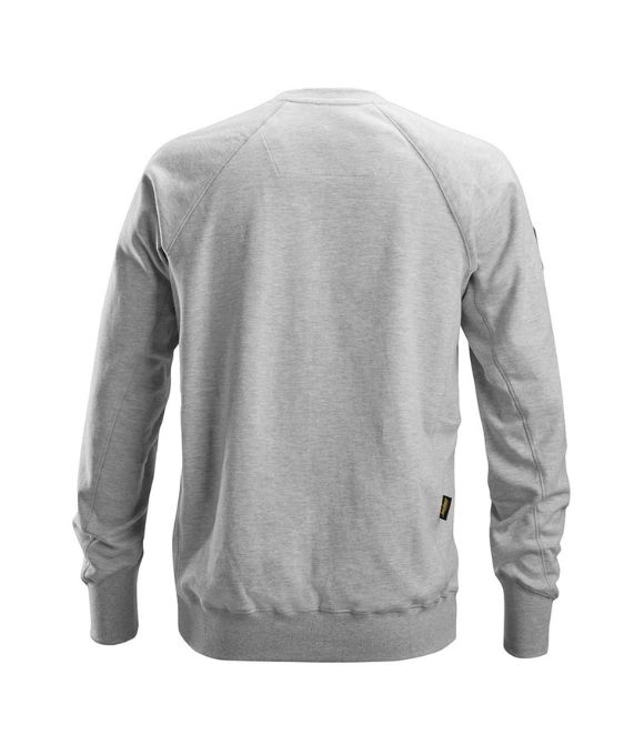 SNICKERS 2882 LOGO SWEATSHIRT GREY MELANGE