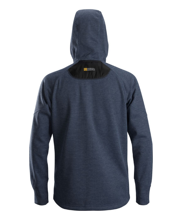 SNICKERS 8041 FLEXI WORK FLEECE HOODIE NAVY/BLACK