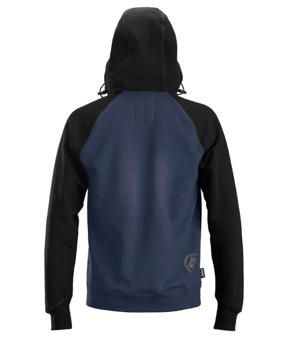 SNICKERS 2888 LOGO FULL ZIP HOODIE NAVY/BLACK