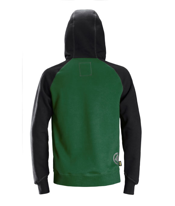 SNICKERS 2889 LOGO HOODIE FOREST GREEN/BLACK