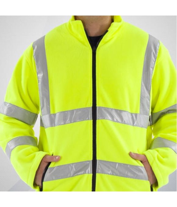 SUPERTOUCH ZIP FLEECE HI VIS YELLOW