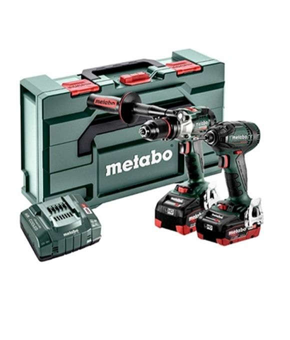METABO 18V SB18LTX BL HAMMER DRILL & SSD18LTX200 BL IMPACT GUN