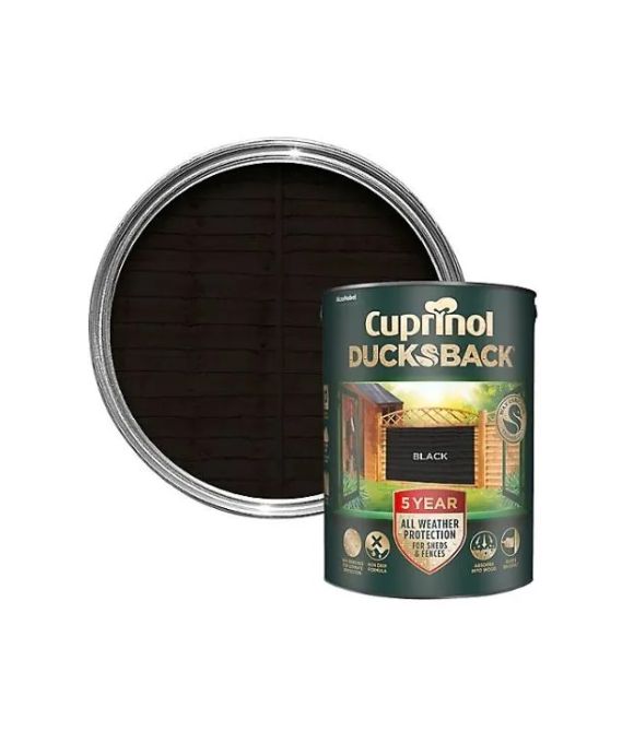 CUPRINOL DUCKS BACK BLACK 5LT