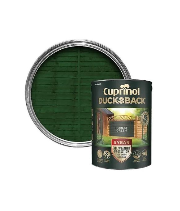 CUPRINOL DUCKS BACK FOREST GREEN 5LT