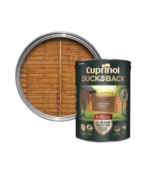 CUPRINOL DUCKS BACK AUTUMN GOLD 5LT