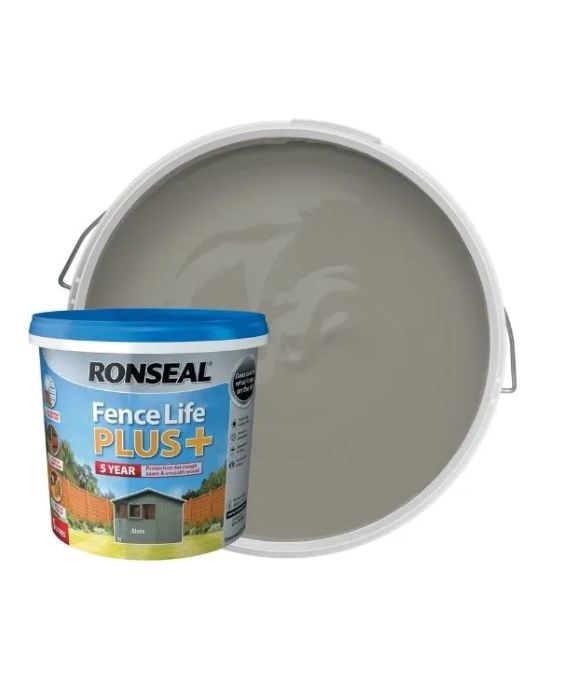 RONSEAL FENCE LIFE PLUS SLATE 5LT