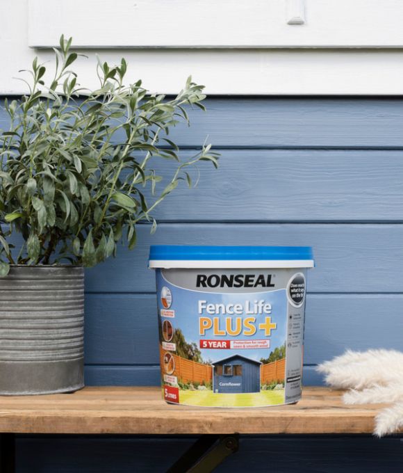 RONSEAL FENCE LIFE PLUS CORNFLOWER 5LT