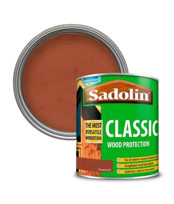 SADOLIN CLASSIC ALL PURPOSE WOODSTAIN REDWOOD