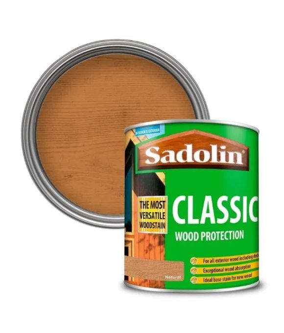 SADOLIN CLASSIC ALL PURPOSE WOODSTAIN NATURAL