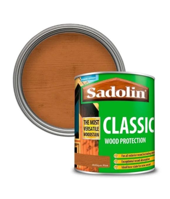 SADOLIN CLASSIC ALL PURPOSE WOODSTAIN ANTIQUE PINE