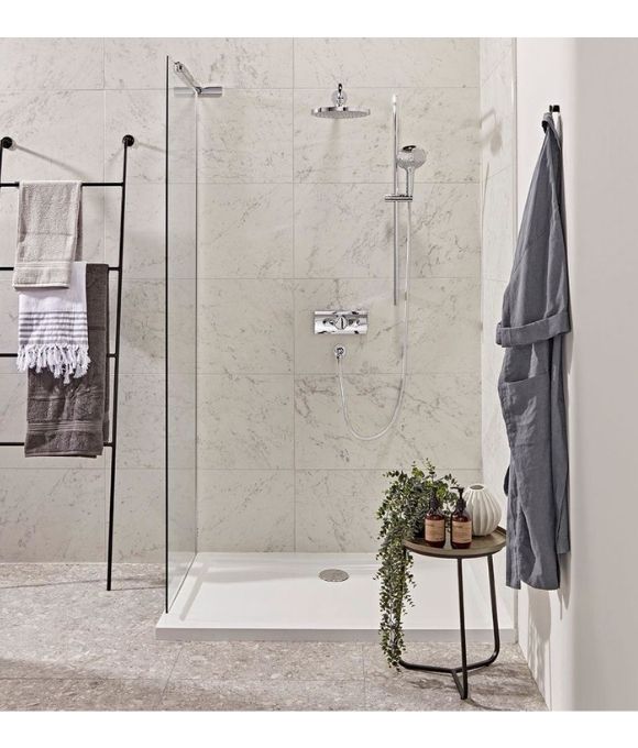 EVENT CLICK ROUND SHOWER SYSTEM CHROME 