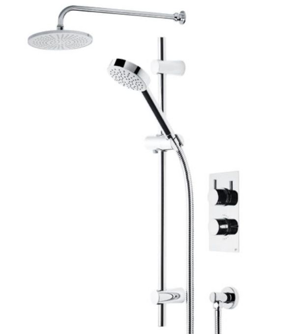EVENT ROUND DUAL FUNCTION SHOWER SYSTEM FIXED SHOWER HEAD