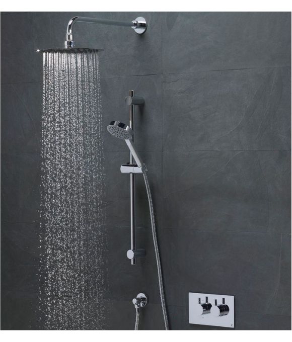EVENT ROUND DUAL FUNCTION SHOWER SYSTEM FIXED SHOWER HEAD