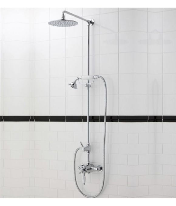 WESTMINSTER RIGID RISER WITH SHOWER HEAD & HANDSET 