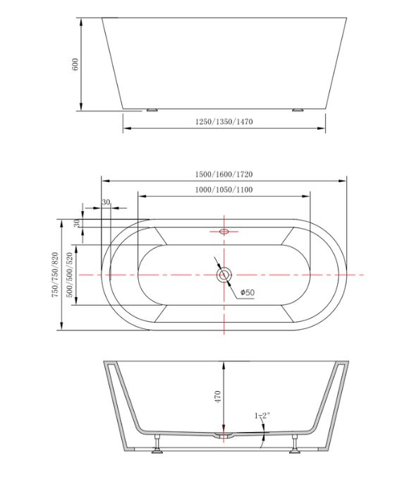PHOENIX ULTIMA FREESTANDING BATH