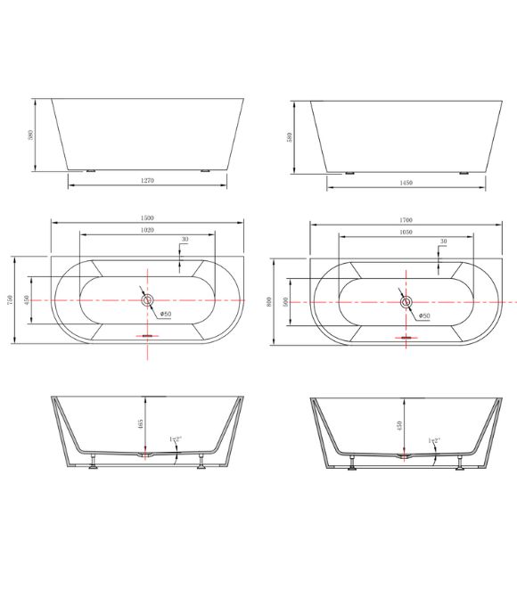 PHOENIX DEE FREESTANDING BATH 