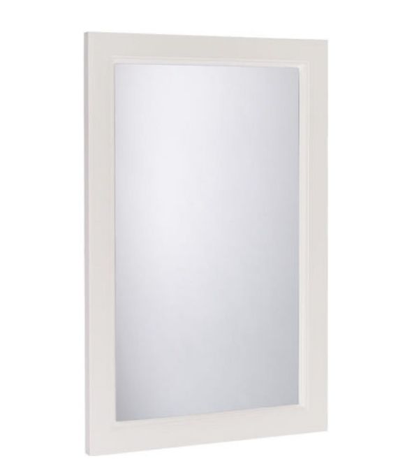 HAMPTON CLOAKROOM MIRROR CHALK WHITE