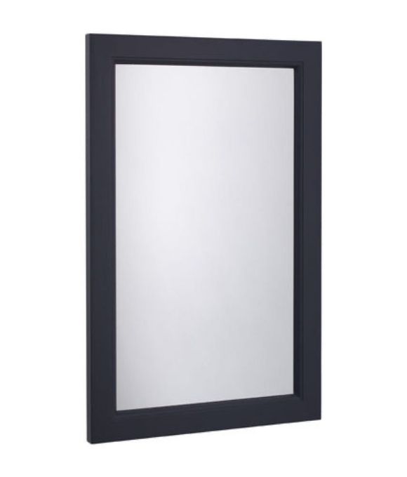 HAMPTON CLOAKROOM MIRROR SLATE GREY