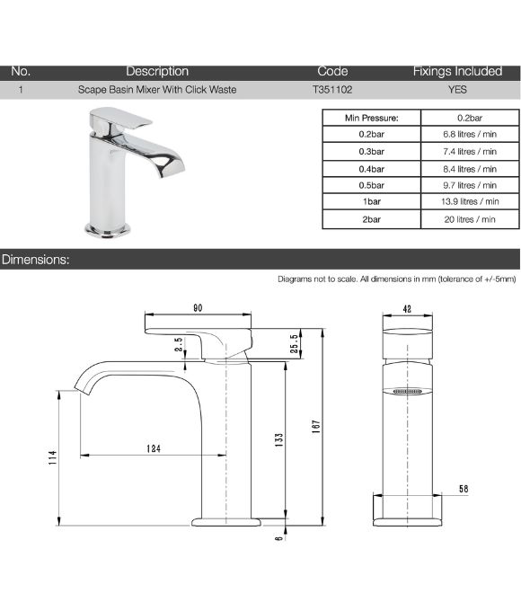 SCAPE BASIN MIXER