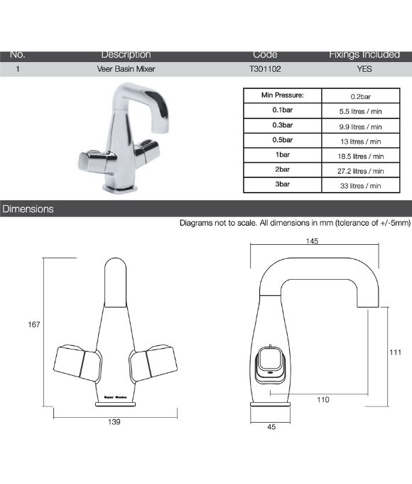 VEER BASIN MIXER