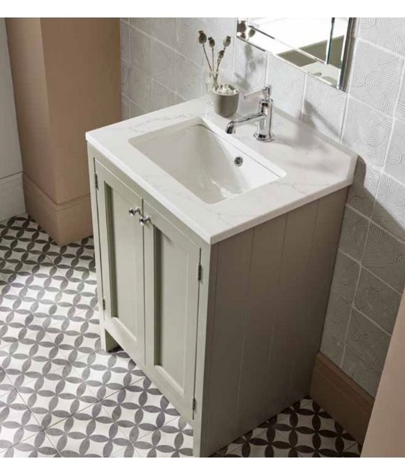 HAMPTON 600 UNDERSLUNG BASIN UNIT MOCHA