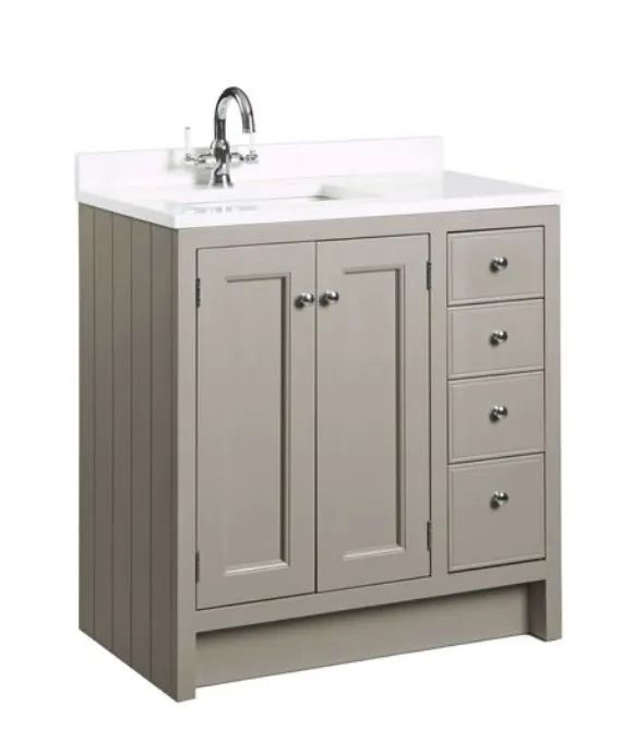 HAMPTON 800 UNDERSLUNG BASIN UNIT MOCHA