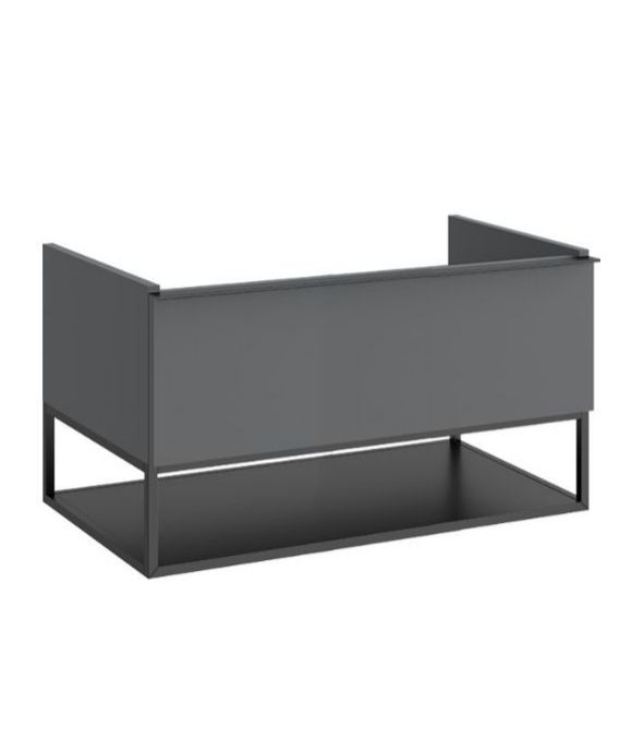 HIB AEON WASH 60 BASIN UNIT MATT ANTHRACITE