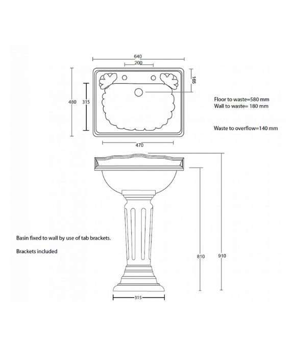 OXFORD SQUARE LARGE BASIN 
