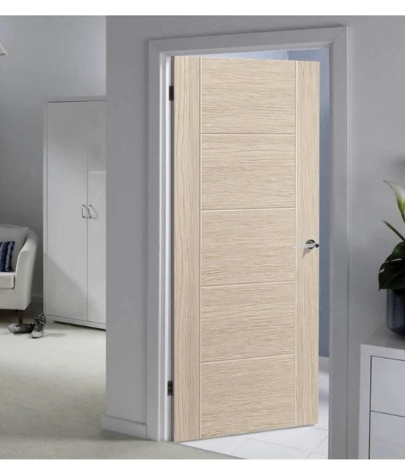 IVORY LAMINATE 5 LADDER FIRE DOOR 44MM