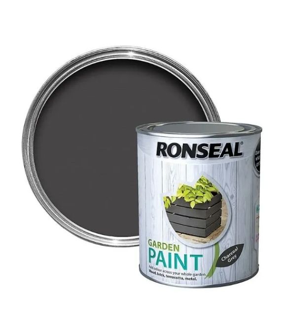RONSEAL GARDEN PAINT CHARCOAL GREY 750ML