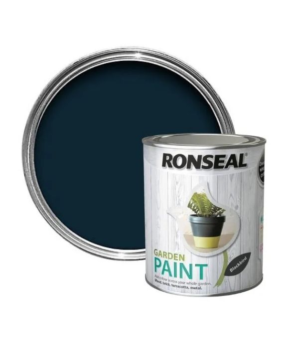 RONSEAL GARDEN PAINT BLACKBIRD 750ML