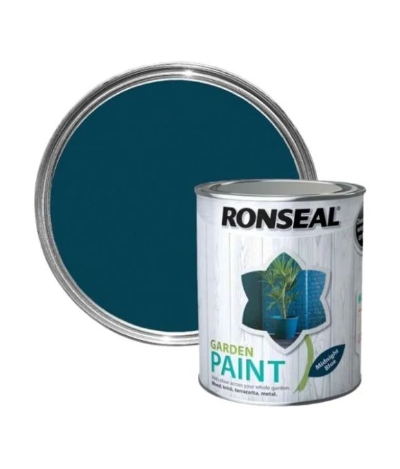 RONSEAL GARDEN PAINT MIDNIGHT BLUE 750ML