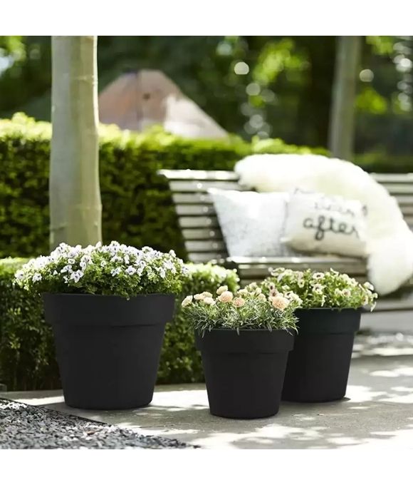 ELHO GB TOP PLANTER 30 LIVING BLACK 